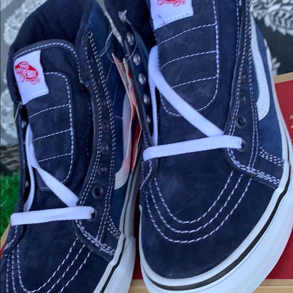 VANS SK8-Hi Mte Navy/True White WMNS - Picture 5 of 16